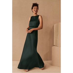 BHLDN Beckett satin maxi dress